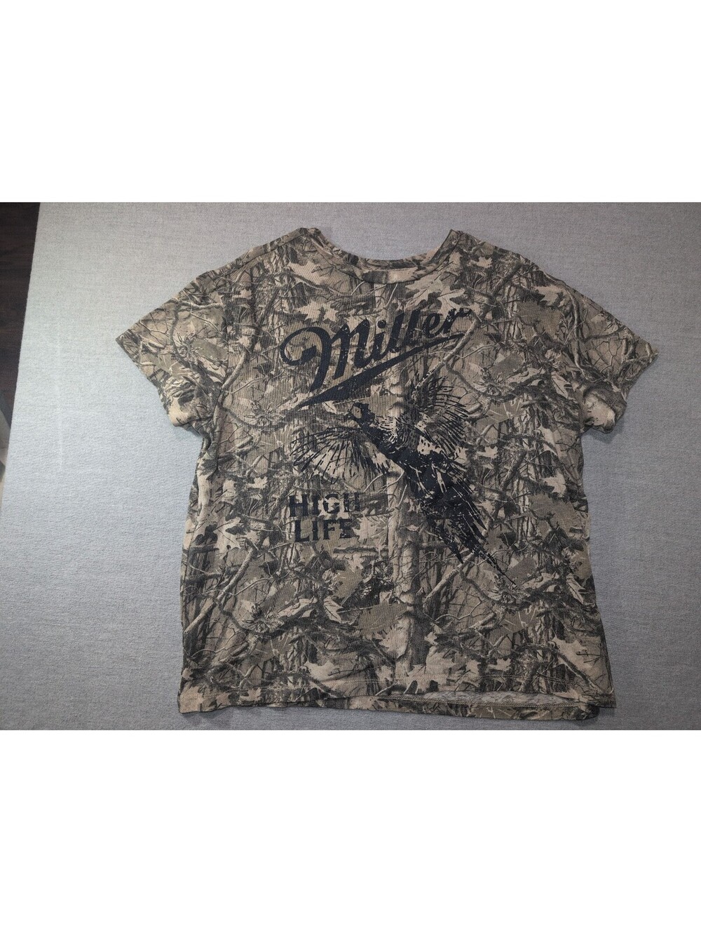 Miller High Life camouflage graphic T-shirt